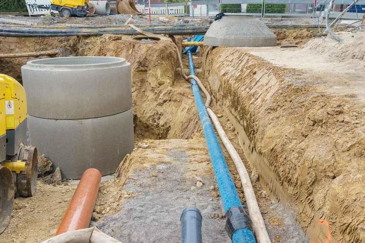 Travaux d'assainissement La Rochelle